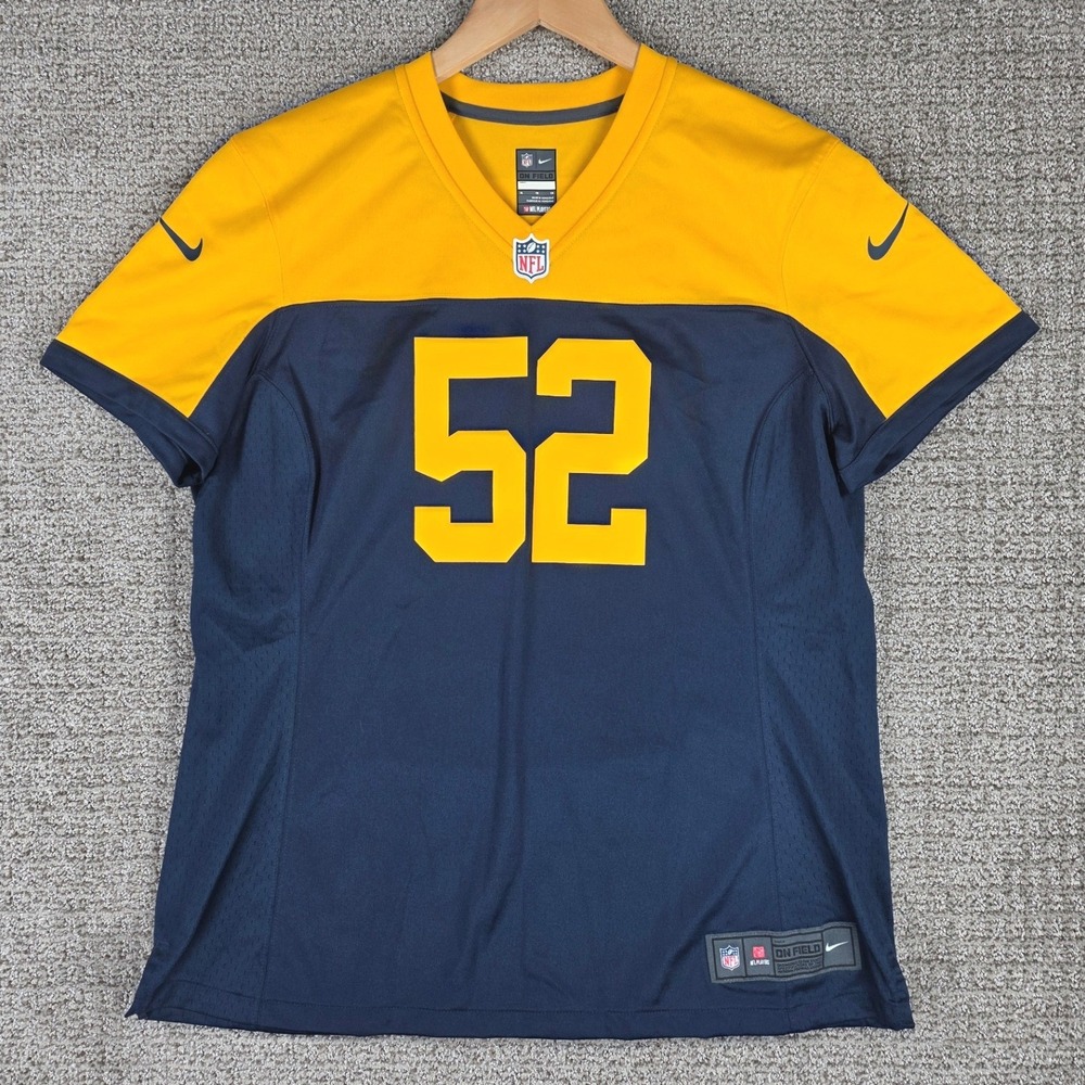 Alternate Nike Green Bay Packers‎ Clay Matthews Womens Jersey XL Blue On Field